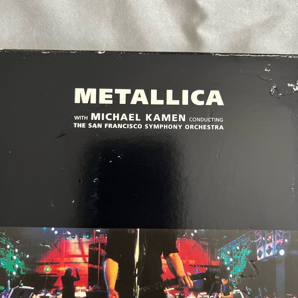 Vintage Metallica Symphony Orchestra dvd set